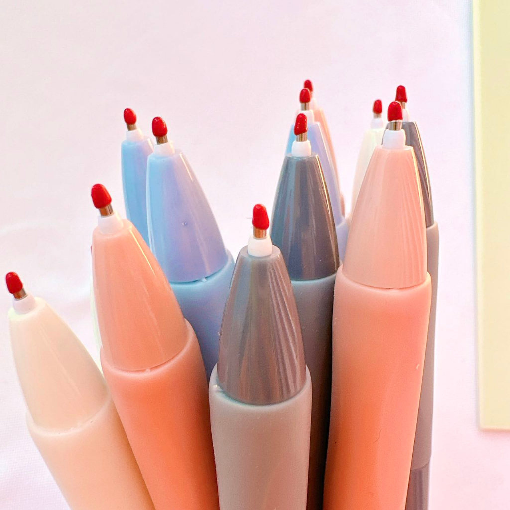 Bút gel mực nước Cao Cấp Pastel ngòi 0,5mm bút gel đen mực trơn mượt viết cực thích