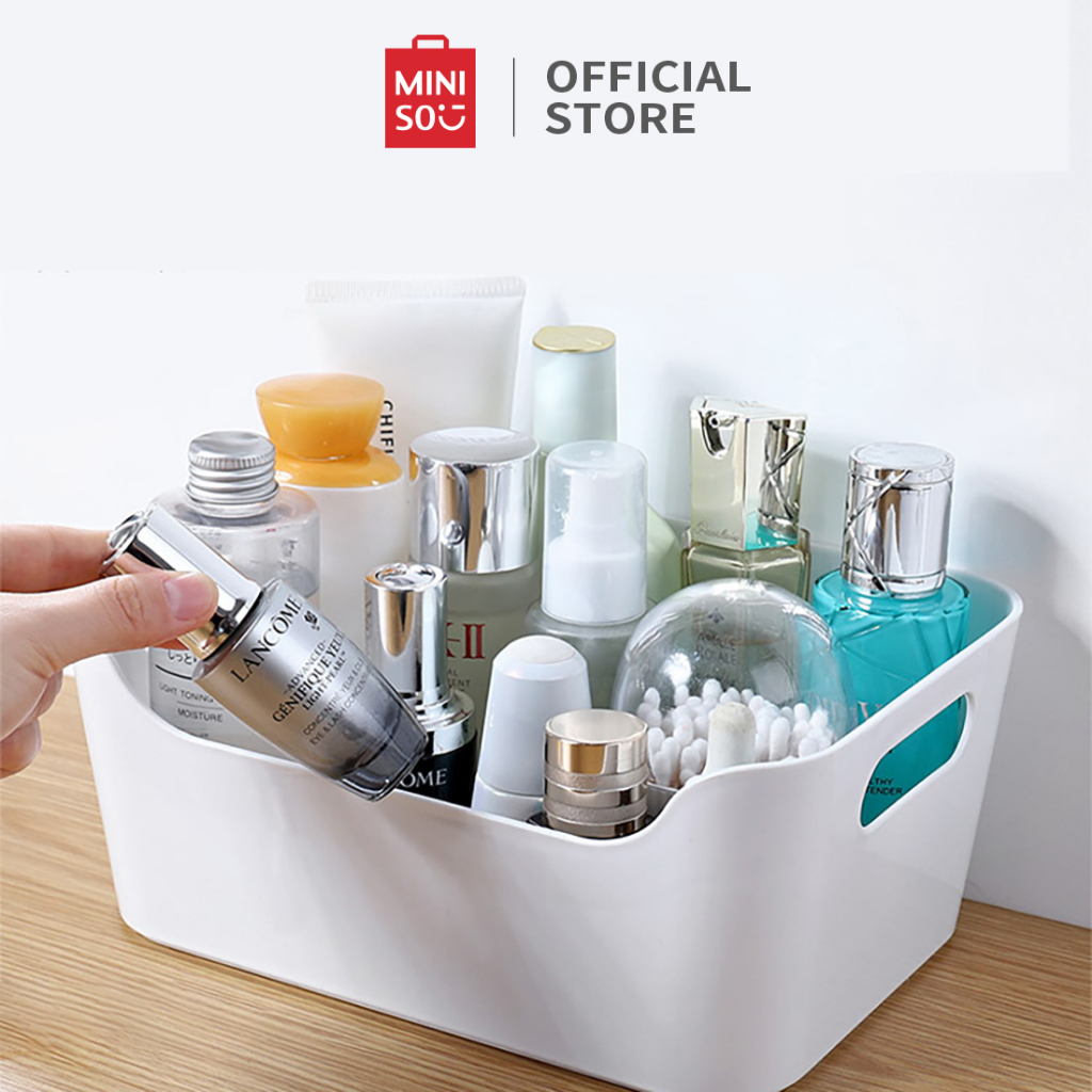 Hộp đựng đồ MINISO hộp đựng mỹ phẩm hộp đựng bằng nhựa hộp đựng đồ đa năng