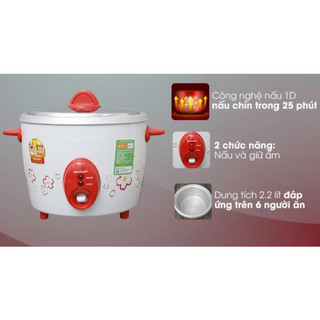Nồi cơm điện sharp 2.2 lít ksh-d22v khai trương đại hạ giá