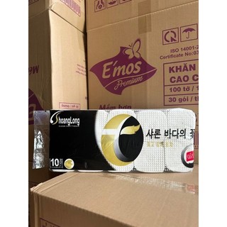  Giấy Lụa Vệ Sinh Hàng Quốc Hiệu Hoàng Long Lốc 10 cuộn 4 lớp 