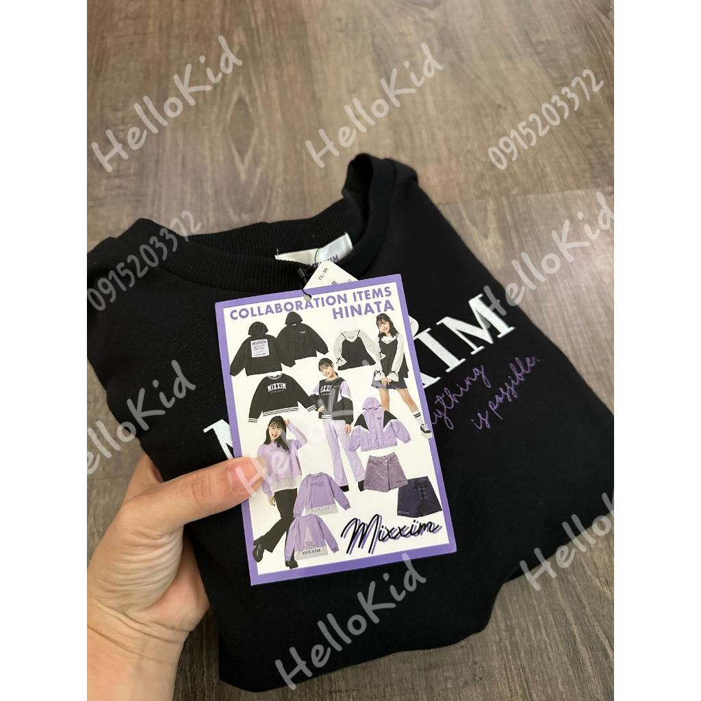 Bộ áo nỉ kèm quần legging co giãn cho bé