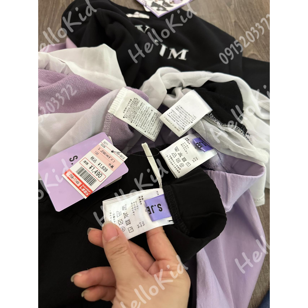 Bộ áo nỉ kèm quần legging co giãn cho bé