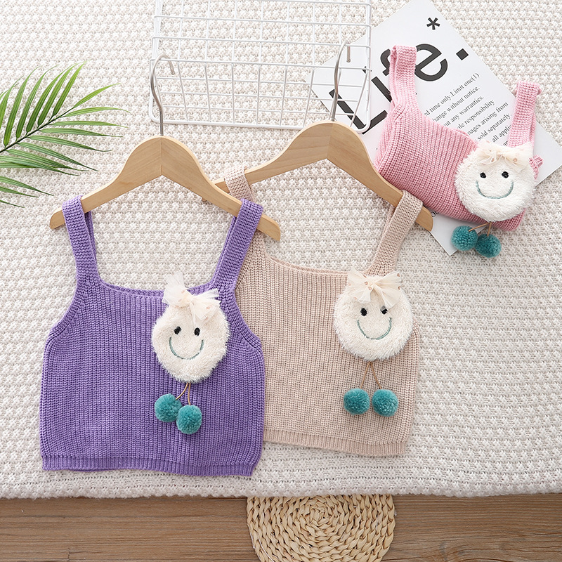 Áo Len Ba Lỗ mặc ngoài phong cách Hàn Quốc siêu cute cho bé gái
