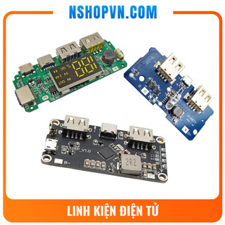 Mạch sạc dự phòng 2 cổng USB