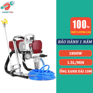 Camino máy phun sơn công nghiệp1800w- máy phun sơn chuyên dụng có thể phun được hầu hết các loại sơn,máy phun phun sơn