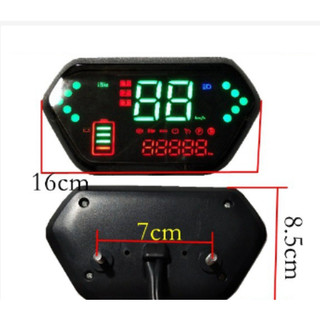 Đồng hồ báo tốc độ chế xe đạp điện độ 48-60v