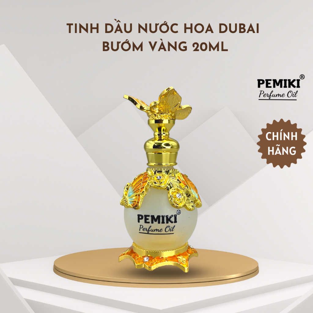 Tinh dầu nước hoa dubai nam nữ chính hãng mẫu Bướm 20ml thơm lâu 24h - PeMiKiStore