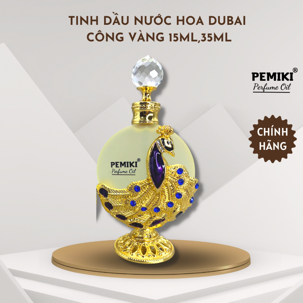 Tinh Dầu Nước Hoa Dubai Phượng Hoàng Gold Chính Hãng 15ml, 35ml Đủ Mùi Dành Cho Nam, Nữ