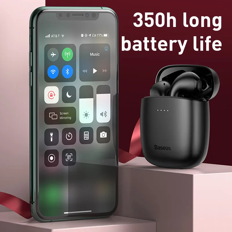 Tai Nghe Bluetooth Baseus Encok True Wireless Earphones W04/ W04 Pro TWS Gen 2 Wireless Charger, New Model 2022
