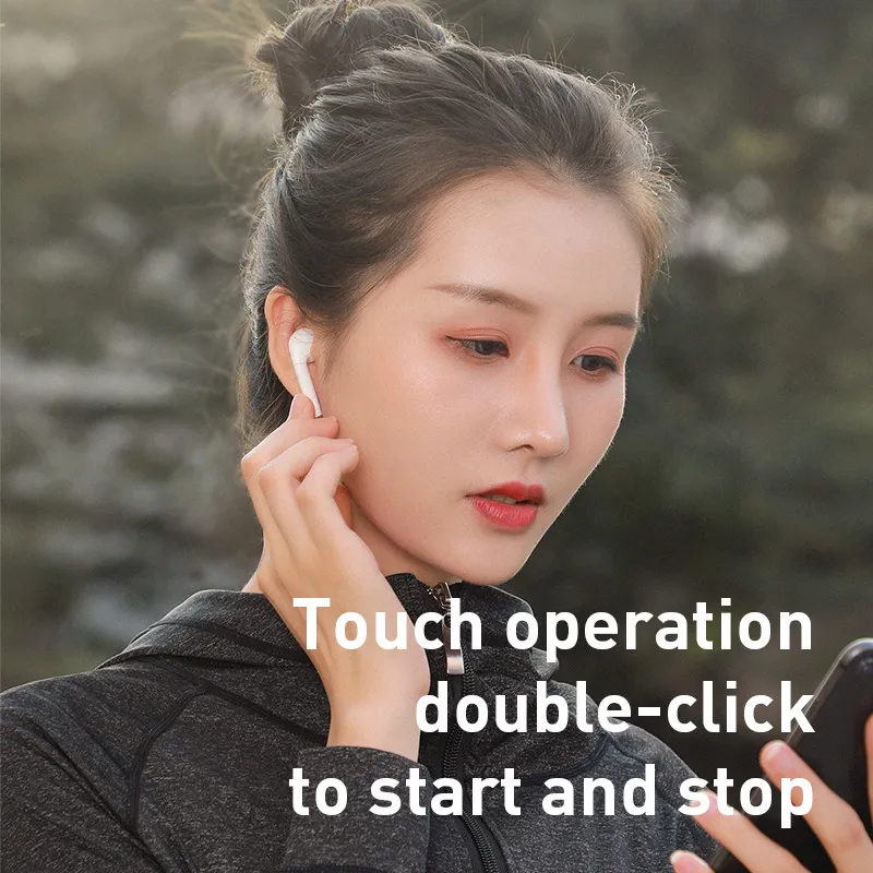 Tai Nghe Bluetooth Baseus Encok True Wireless Earphones W04/ W04 Pro TWS Gen 2 Wireless Charger, New Model 2022