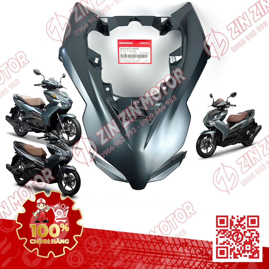 Ốp Đèn Pha, Mặt Nạ Trước Lớn AB 2020 2021 2022 2023+, AirBlade 160, Air Blade 150/125 Đủ Màu Chính Hãng Honda - ZZM