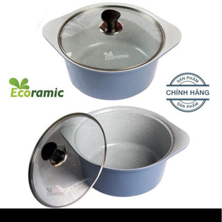 Nồi đá chính hãng Ecoramic không từ 16cm