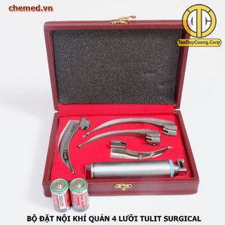Bộ đặt nội khí quản 5 lưỡi và 4 lưỡi Tulit Surgical CE Pakistan