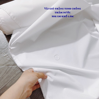 Vải gió chống thấm chống thấm nước lên quần gió, bộ gió thể thao khổ 1.5m - Tiệm vải Mỹ Linh