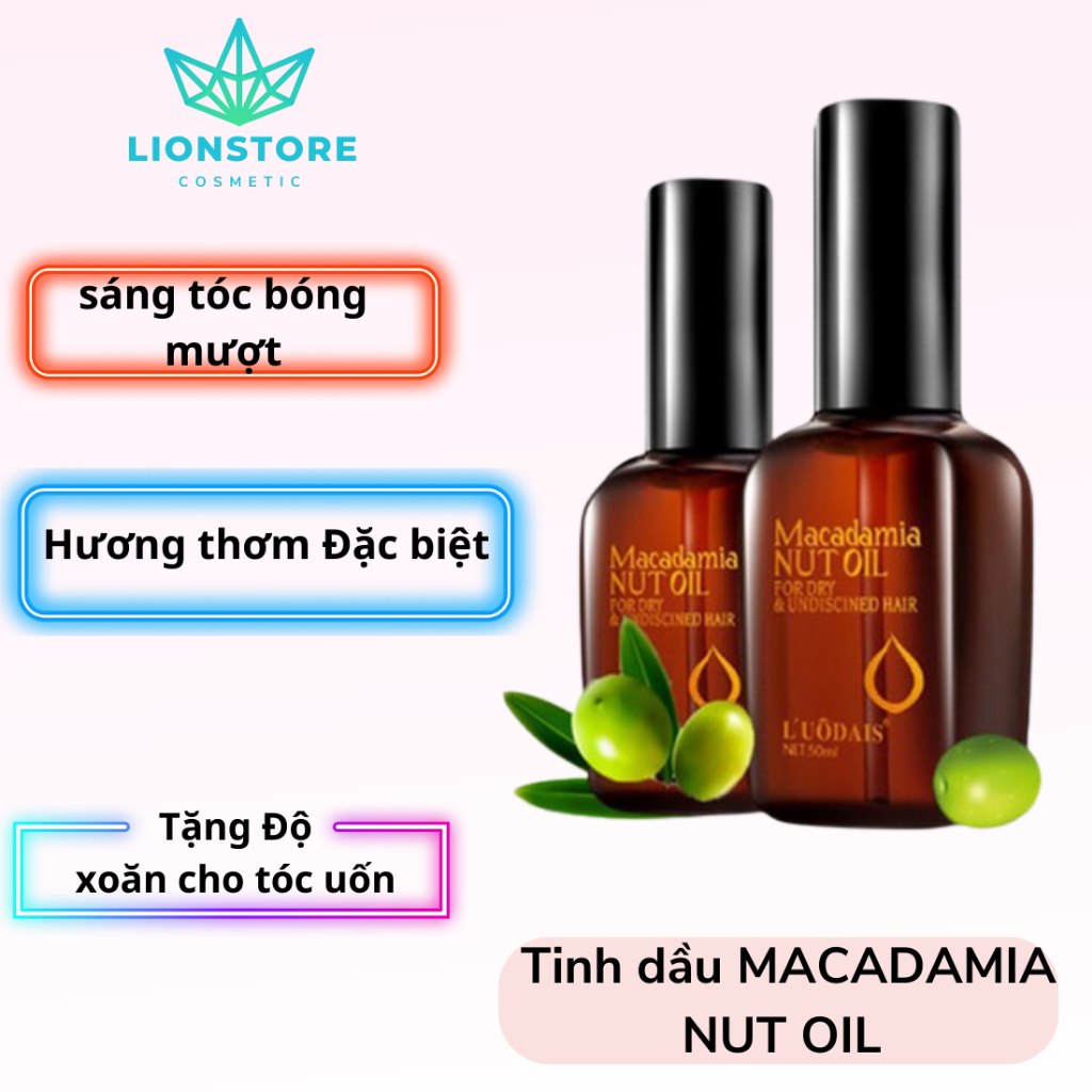 Tinh dầu dưỡng tóc thơm tốt nhất giá rẻ MACADAMIA NUT OIL 50ML