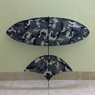 Diều lắp ghép đuôi cá khung carbon áo rằn ri [kèm nan dự phòng]