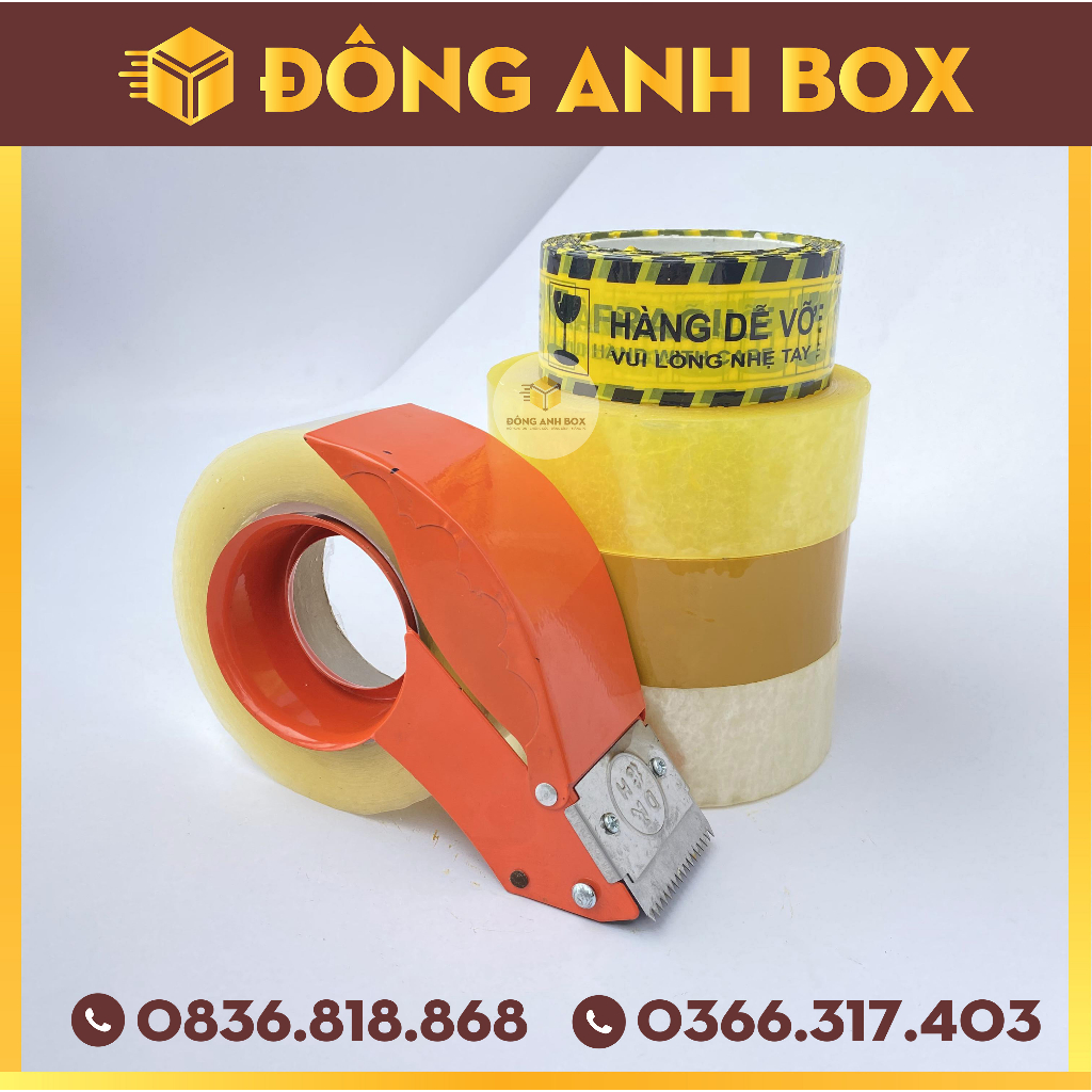 Băng dính dán thùng hàng 1kg-lõi 3mm,3li rẻ nhất thị truòng