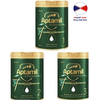 Sữa Hữu Cơ Aptamil Essensis Organic số 1,2,3,4 Tăng Đề Kháng 900G Nhập Khẩu Úc Hàng Air