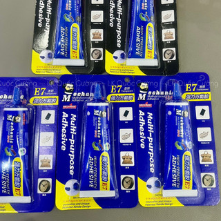 Keo dán đa năng E7 Mechanic 50ml (2 màu trong và đen)