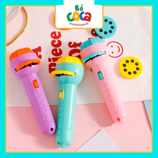 Đèn pin chiếu 80 hình ảnh cho bé thoả thích khám phá hoa quả, động vật, côn trùng, phương tiện, siêu nhân...