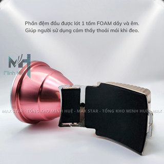 Đèn pin đội đầu siêu sáng 9000W pha to
