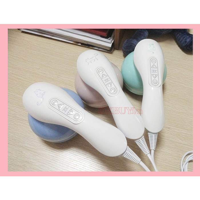 Máy massage cầm tay 4 đầu Puli PL-664AC4 - 5 kiểu rung | OKbuy