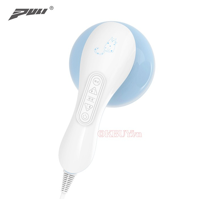 Máy massage cầm tay 4 đầu Puli PL-664AC4 - 5 kiểu rung | OKbuy