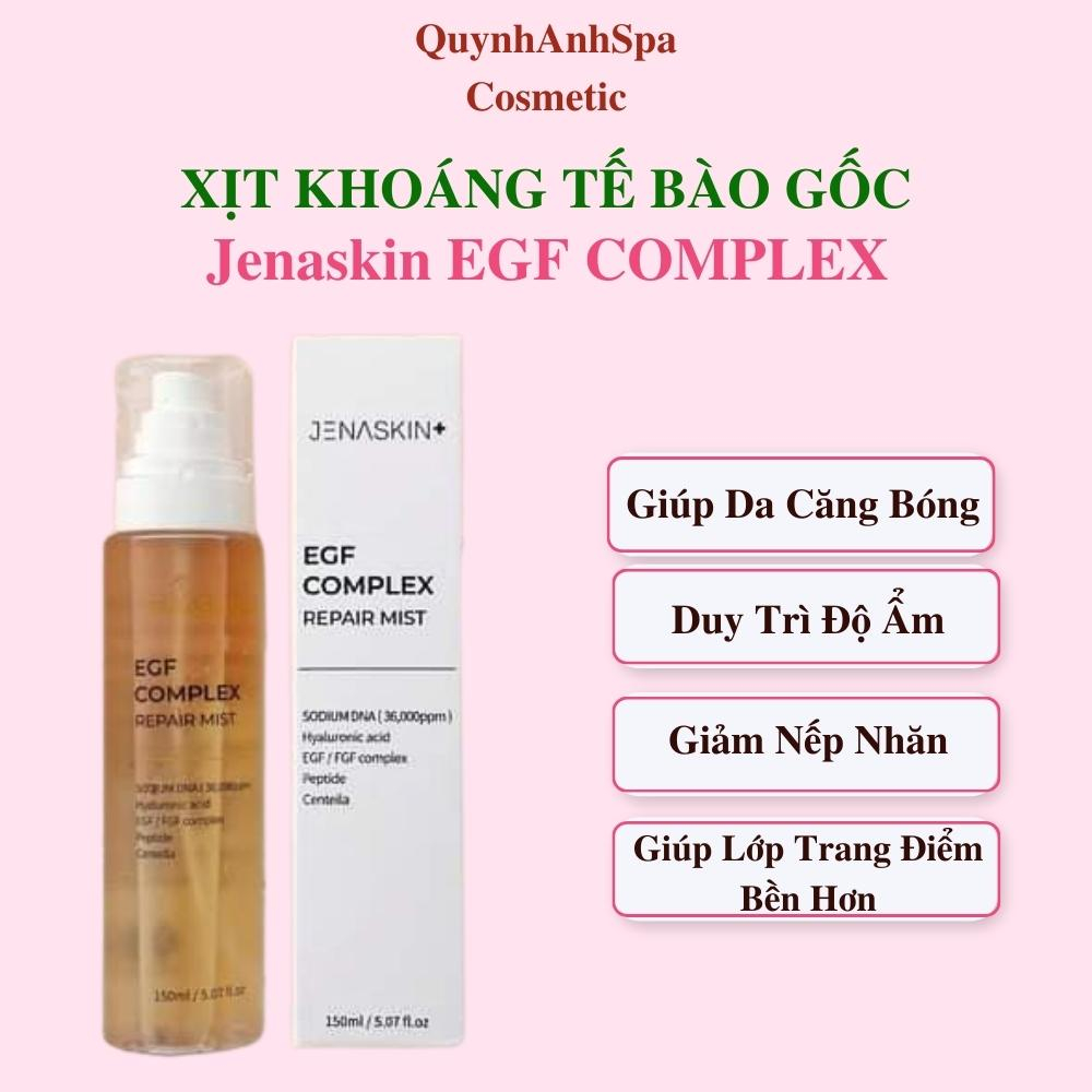 Xịt Khoáng tế bào gốc Jenaskin EGF COMPLEX REPAIR MIST, Giúp da căng bóng, mịn màng, giảm nếp nhăn Quynhanhspa20 150ml | BigBuy360 - bigbuy360.vn