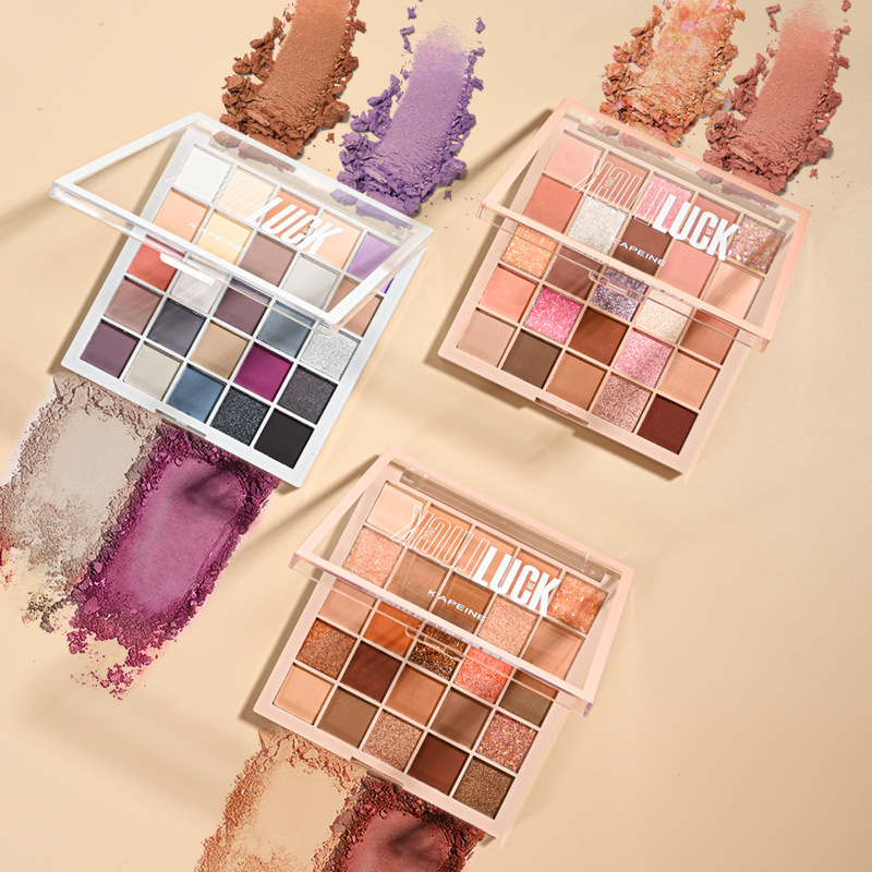 Bảng Phấn Mắt 25 Ô Màu K'APEINE Size Lớn Makeup Tông Cam Hồng Đào