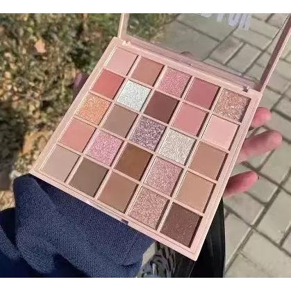 Bảng Phấn Mắt 25 Ô Màu K'APEINE Size Lớn Makeup Tông Cam Hồng Đào