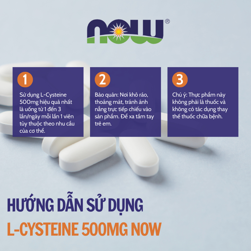 Combo hỗ trợ trắng da giảm mụn nám tàn nhang L-Cysteine 500mg + Glutathione 500mg