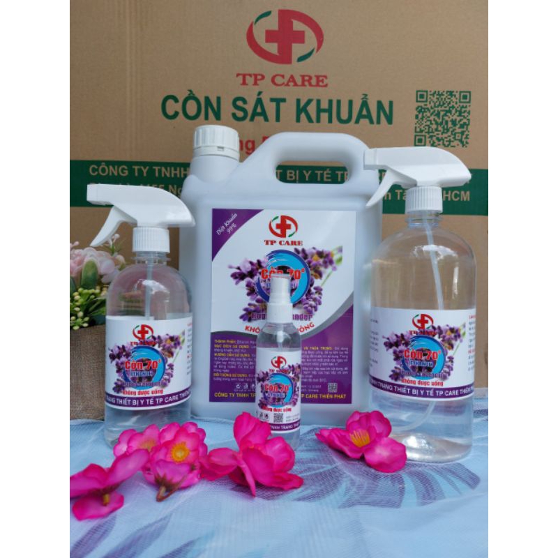 17_Sát khuẩn nhanh can 5Lit, còn 70 độ, có hương chanh sả, valender.. chọn hương