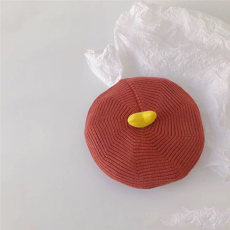 Mũ nón len tim nồi cho bé 6-36m cực xinh