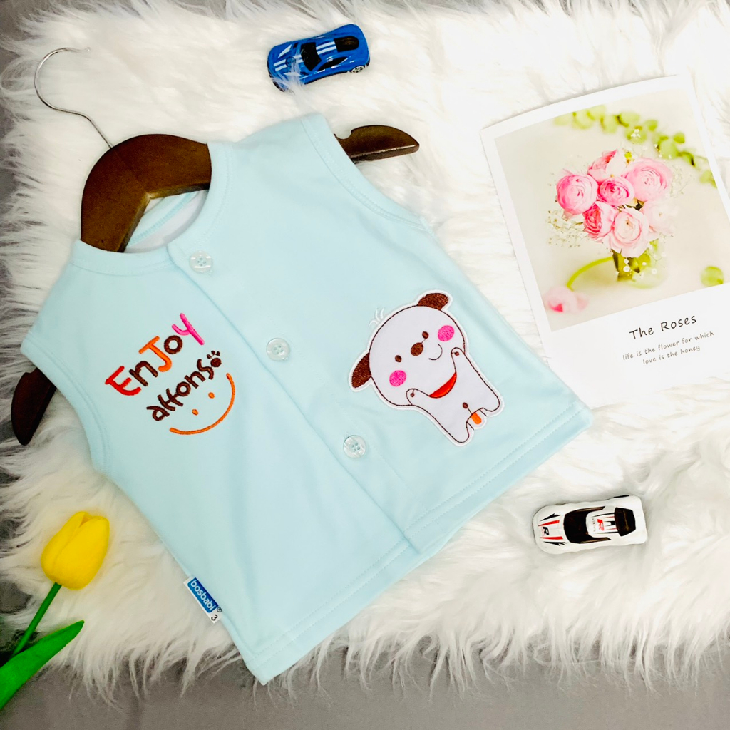 Áo ghile / Áo khỉ giữ ấm ngực cho bé Bosbaby 3-18kg