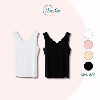 Áo Sát Nách Nữ Đuôi Gà chất liệu cotton silk cao cấp dai mịn không viền dễ phối với mọi loại áo_ THANG03