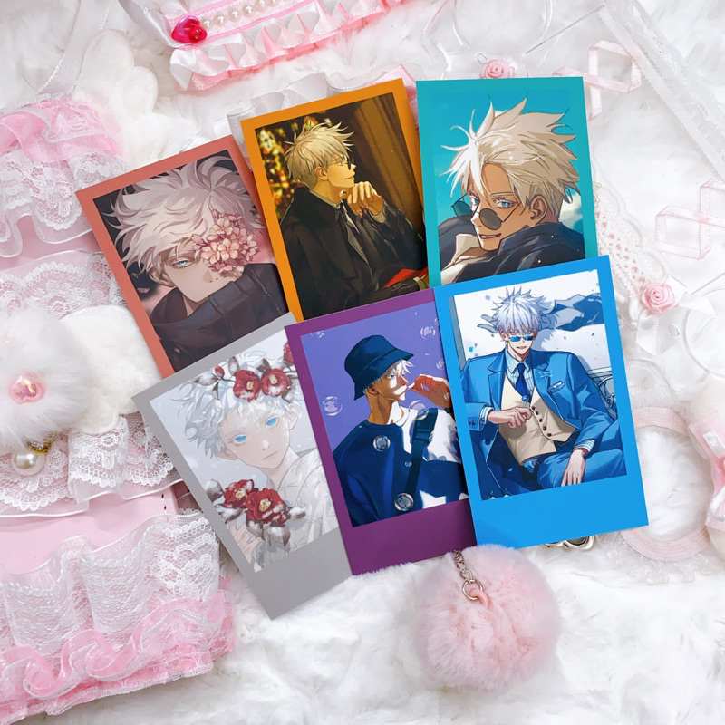 Polaroid Gojo Megumi JJK Jujutsu Kaisen Artist Email2104