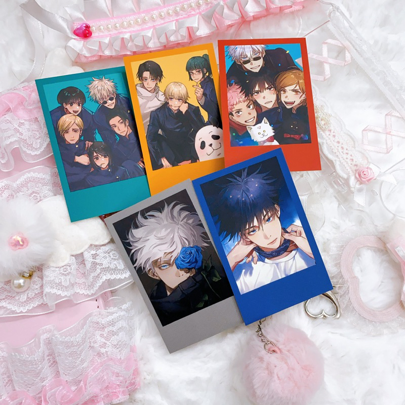 Polaroid Gojo Megumi JJK Jujutsu Kaisen Artist Email2104