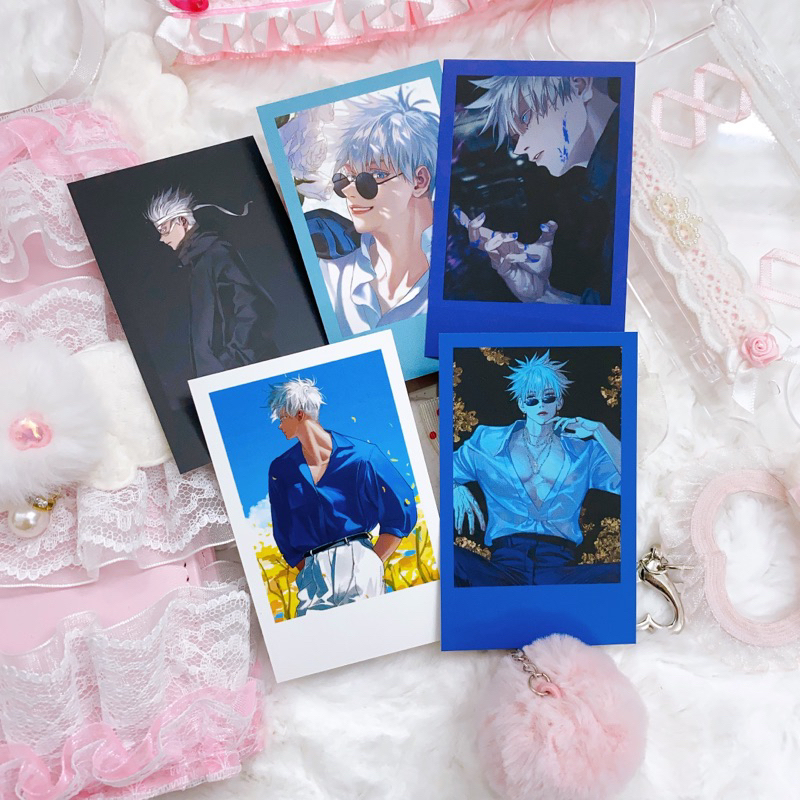 Polaroid Gojo Megumi JJK Jujutsu Kaisen Artist Email2104