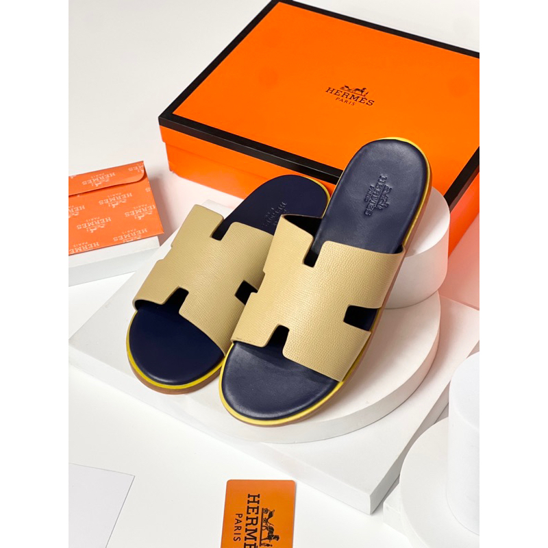 Dép Hm đế gỗ Fullbox , dép  Nam HM