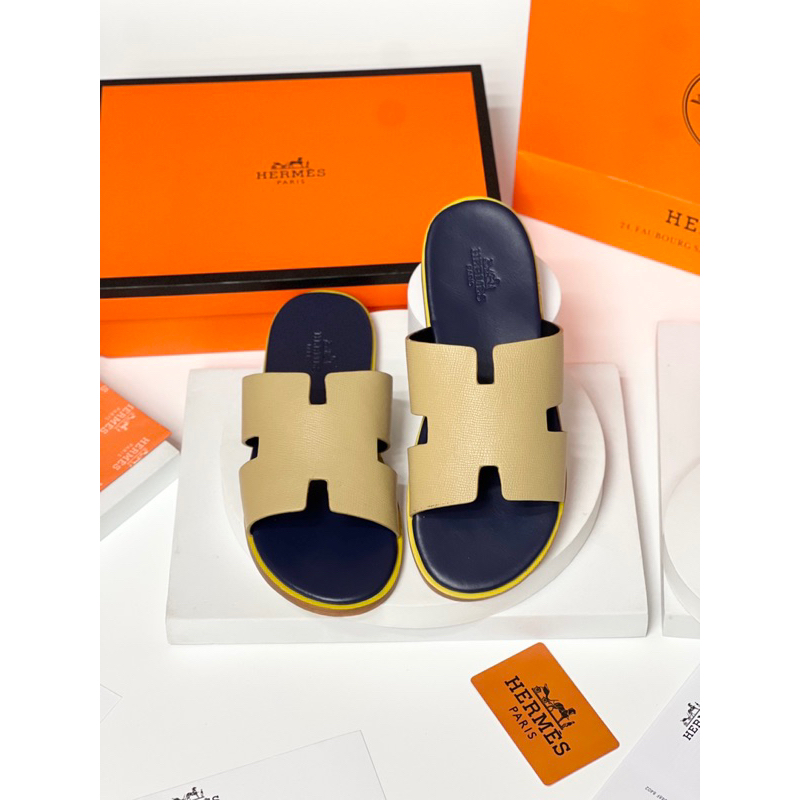 Dép Hm đế gỗ Fullbox , dép  Nam HM