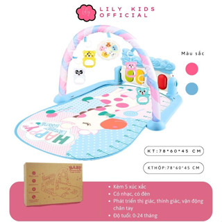 Thảm Nhạc Cho Bé Sơ Sinh Hình Hươu ( hàng loại 1)  Đồ Chơi Cho Trẻ Từ Sơ Sinh, Kích Thích Thị Giác Và Trí Não