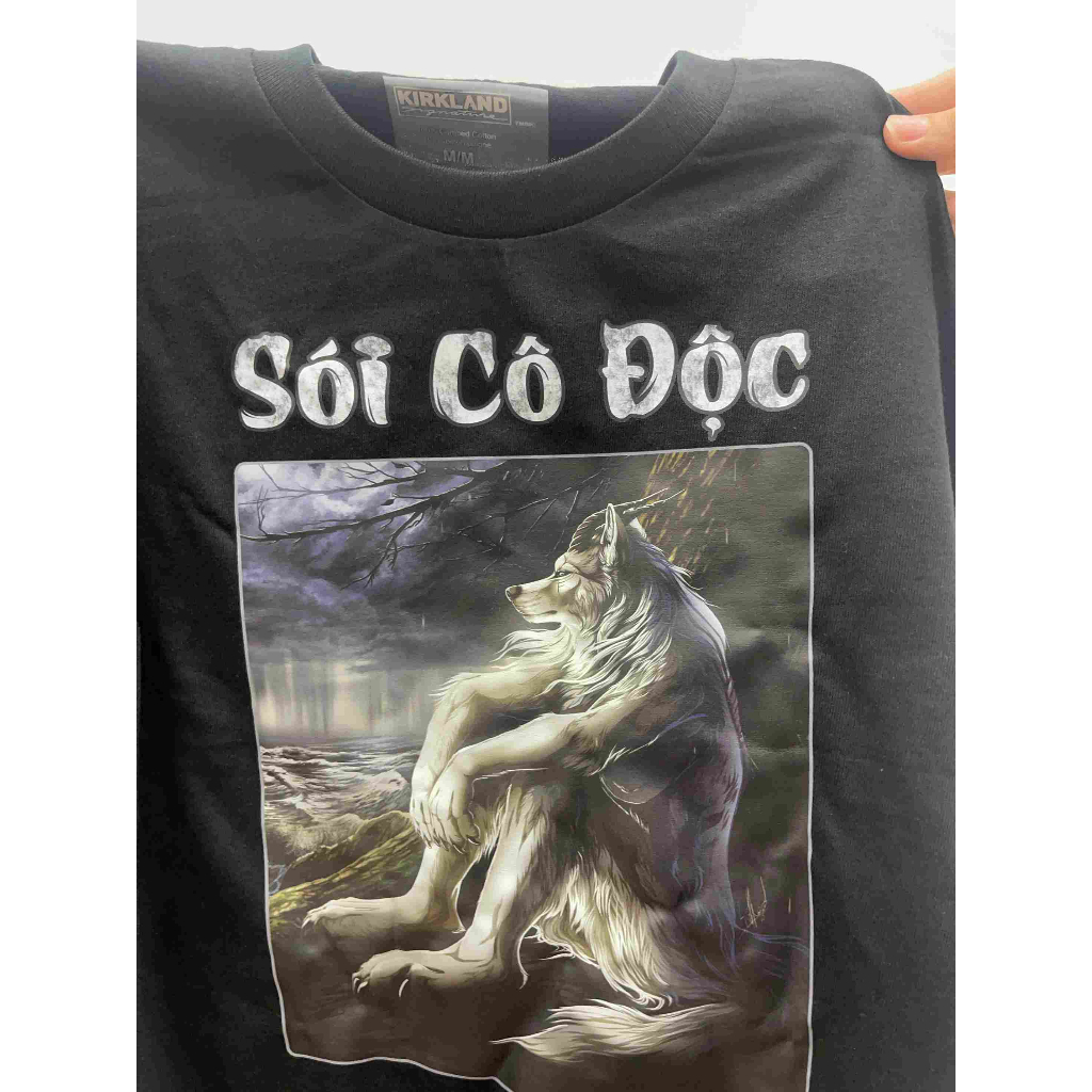 Áo thun Sói Cô Độc 100℅ cotton | Anh Sung Studio