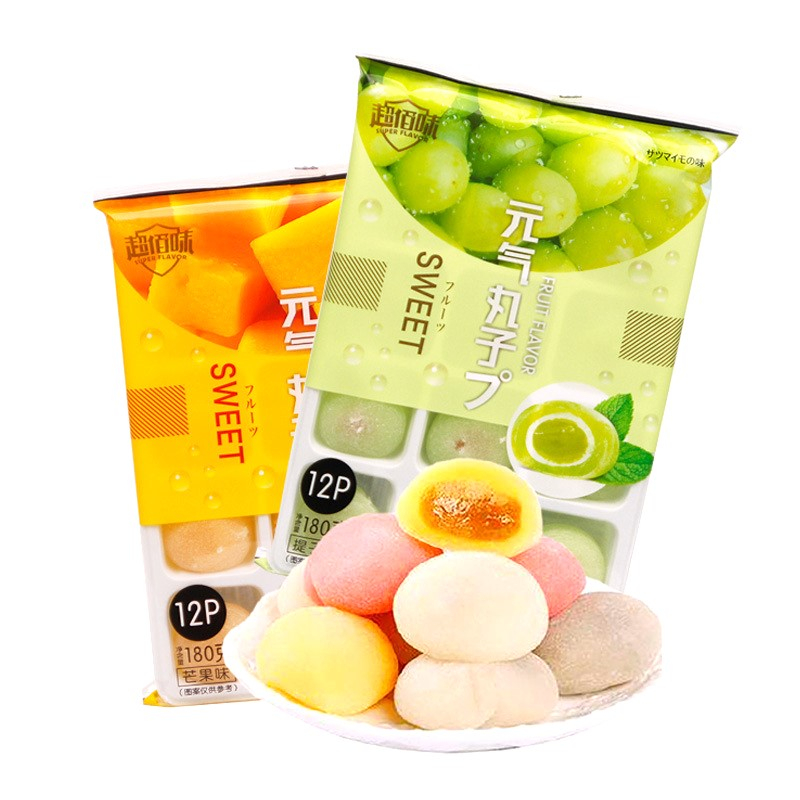 MOCHI TRÁI CÂY NHẬT BẢN ĐỦ VỊ NGỌT NHẸ