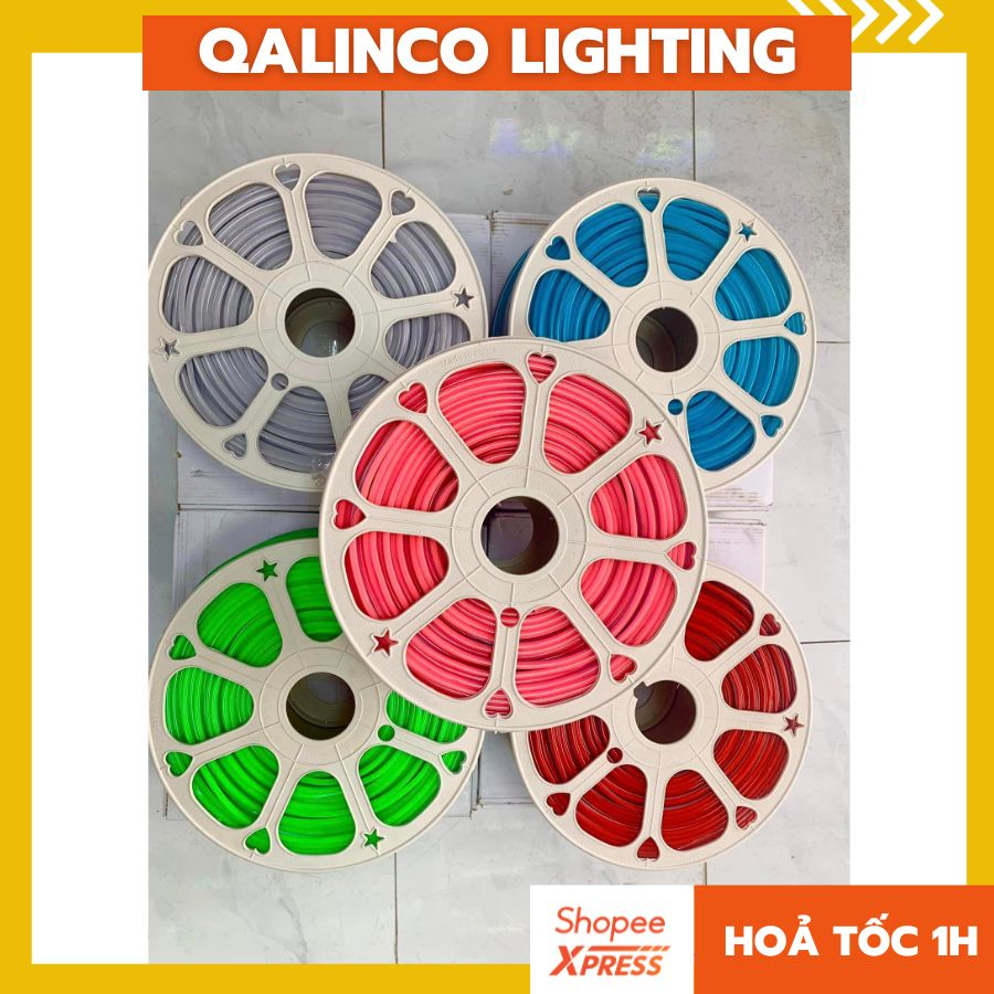 Led neon 5m 12v uốn dẻo trang trí, dây đèn led neon uốn chữ cao cấp tặng kèm phụ kiện nối nguồn