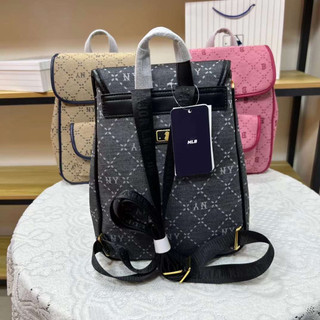Balo Kid MLB Monogram Jacquard Backpack New York Yankees Full Tag Code