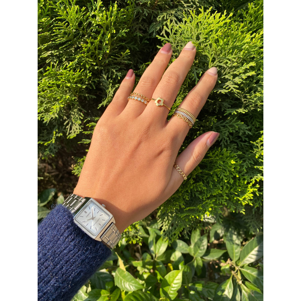 Nhẫn Bạc 925 Bông Hoa Flower Bloom Ring