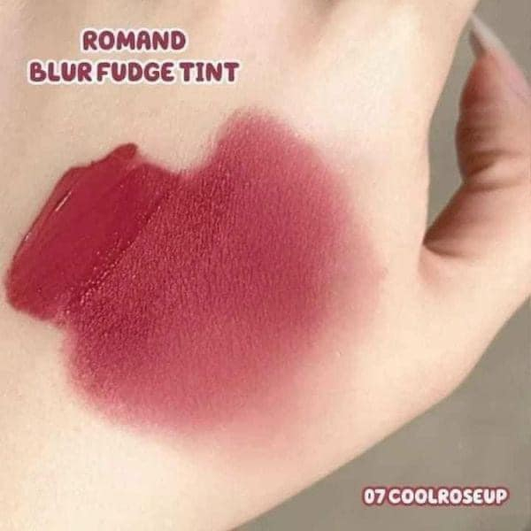 Son Kem Lì Romand Blur Fudge Tint Màu 07 CoolRoseUp - Hồng Mận