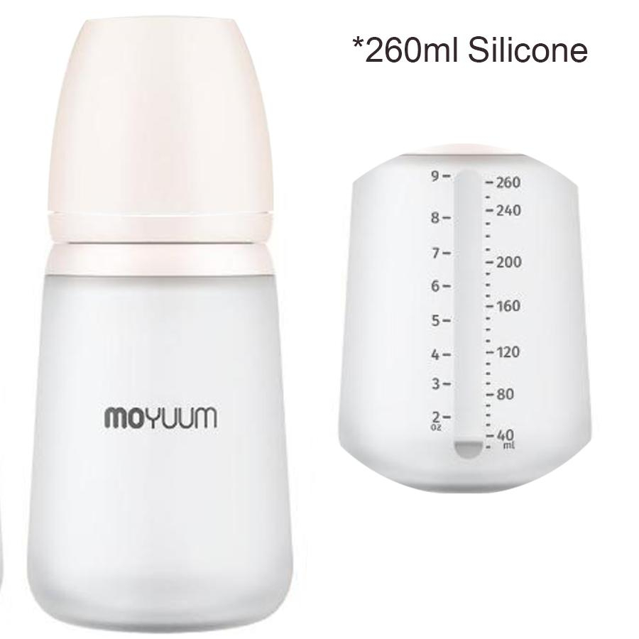 Bình sữa Moyuum Silicon 160ml/260ml chính hãng