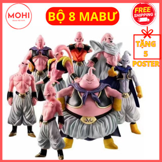Mô hình Majin Buu Ma bư Cả Bộ 8 MaBu trong Dragonball Z figure cực đẹp ( Tặng 5 Poster)