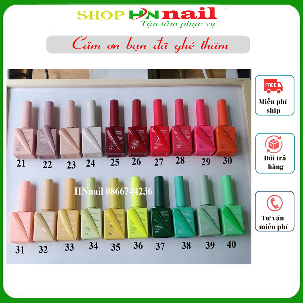 [Xả hàng 2 ngày ] Sơn gel móng tay hơ đèn Gairriy chai 15ml chăm sóc móng làm đẹp nail mi spa thời trang nữ shop hnnail